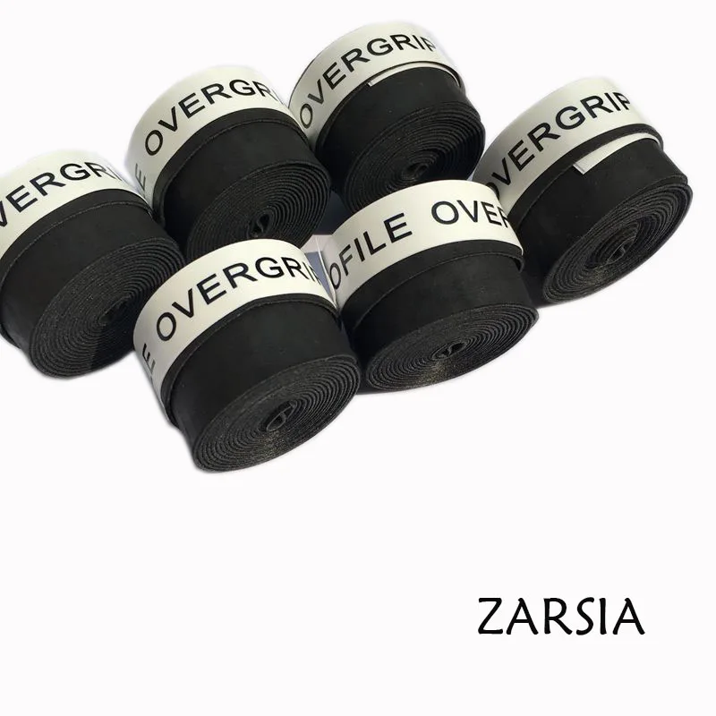 شحن مجاني 10 pcs (أسود) الريشة overGrip/تنس القبضات/تنس overgrips