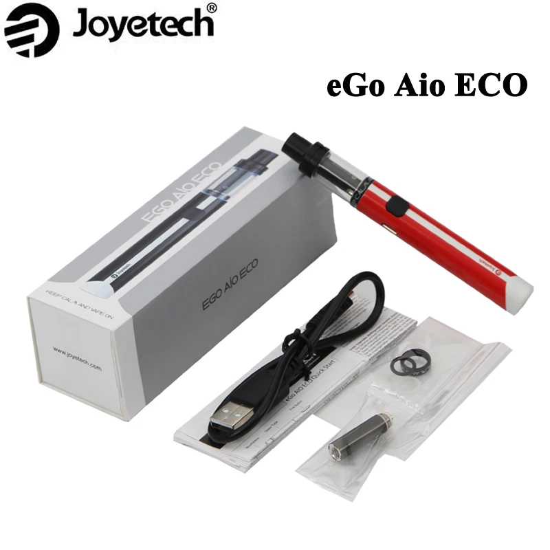 

Original Joyetech eGo AIO ECO Kit with 650mAh Battery and 1.2ml Atomzier All in One E Cigarette Vape Pen with BFHN 0.5ohm Coil