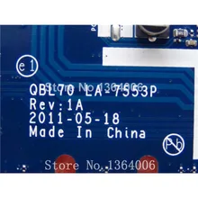 HOT! K73T X73T K73TA K73TK Latop motherboard QBL70 LA-7553P Mainboard 100% tested & working very well