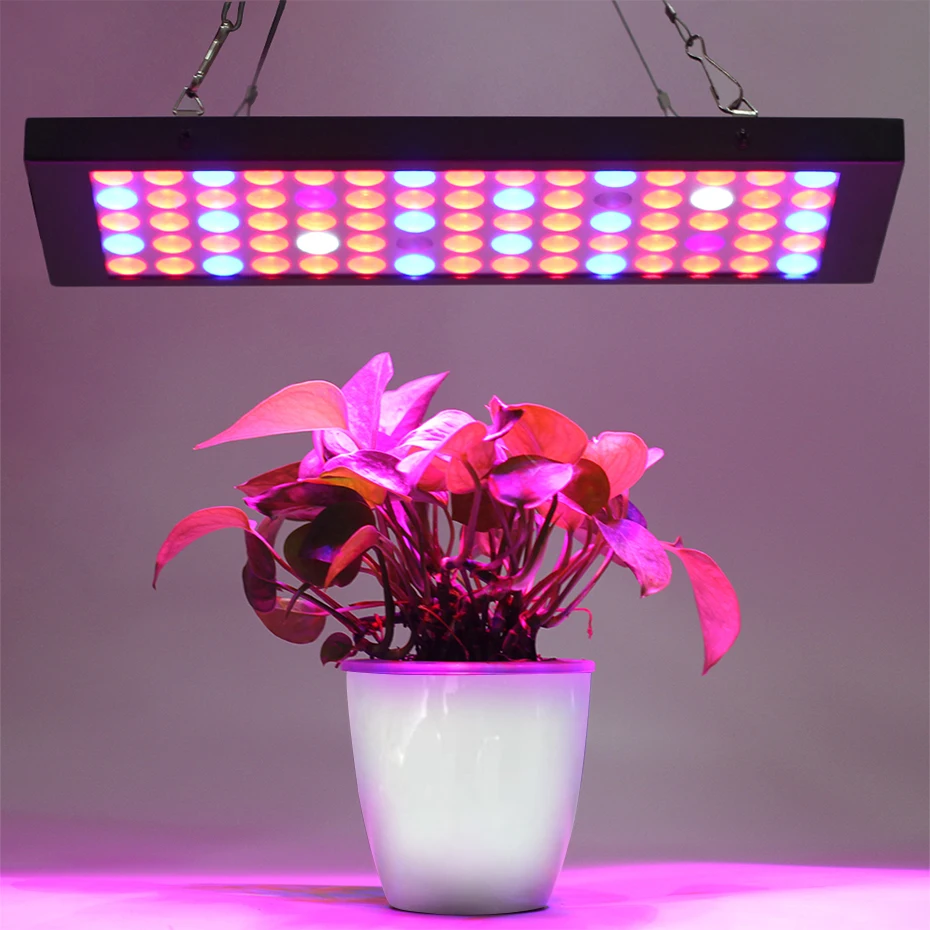 

2Pcs Led Grow Lamp Full Spectrum Light 15W 75Leds Led Plant Grow Light Panel Aluminum & Acrylic For Plants Seedlings Growing