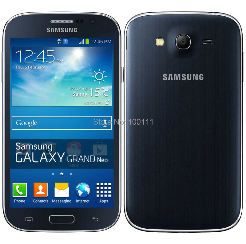Разблокированный мобильный телефон samsung Galaxy Grand Duos I9082, 5,0 дюймов, сенсорный экран, 8 Мп, WiFi, две sim-карты
