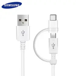 Samsung Note8 Note9 Тип-C кабель Micro Usb-кабель 5V2A Snelle, kabel 2 в 1 USB данных синхронизации USB C S9 S9 плюс S8 S8 плюс