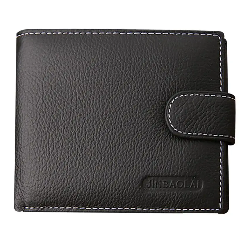 

2017 Men Wallets Famous Brand Mens Purse Male Leather Purse Card Cash Holder Bifold Wallet Purse Multi-pocket carteira masculina