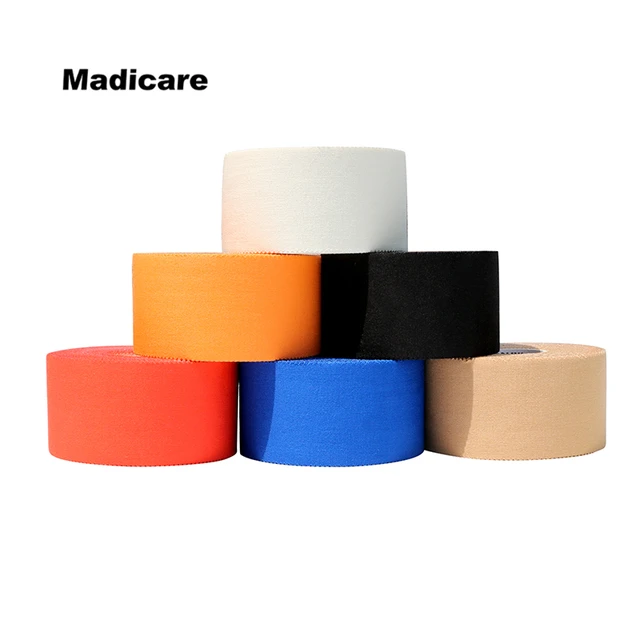 1 Roll 3.8cm*13.7m Rayon Rigid sport tape Strapping Tape Basketball