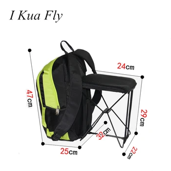 

New Outdoor Bags Sitting Chair Folding Seat Mountaineering Fishing Movement Trend Shooting Sports Cycling Bicycle Backpack 4