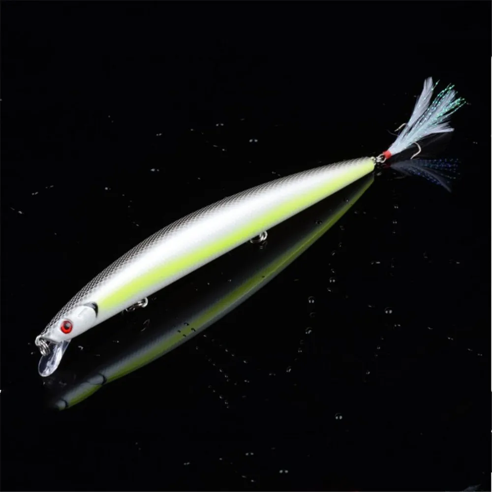 

1pcs Minnow Fishing Lure 18.5cm 22g Artificial Hard Crankbait Wobblers with 3 Treble Hooks Trout Pike Carp Fishing Swimbait