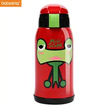 

Babysing Baby Cup Thermos Baby Feeding Cup Stainless Steel Thermos Bottle Kids Insulation Cup Portable huge Capacity Cartoon Mug