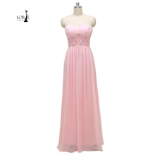Rosa Prom Kleider Eine Linie Sweetheart Schnelles Verschiffen Falten Chiffon Backless Bodenlangen Partei Graduierung Kleider Real Photo