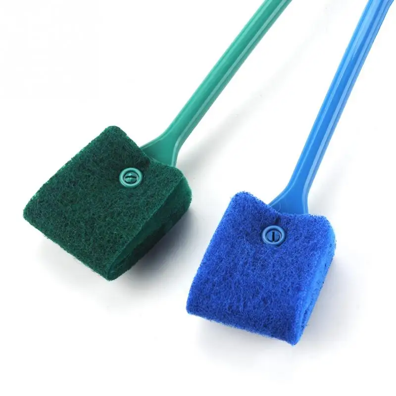

High Quality Aquarium Cleaner Supplies 40cm Plastic+Sponge Aquarium Cleaning Brush Aquarium Fish Tank Clean Brush
