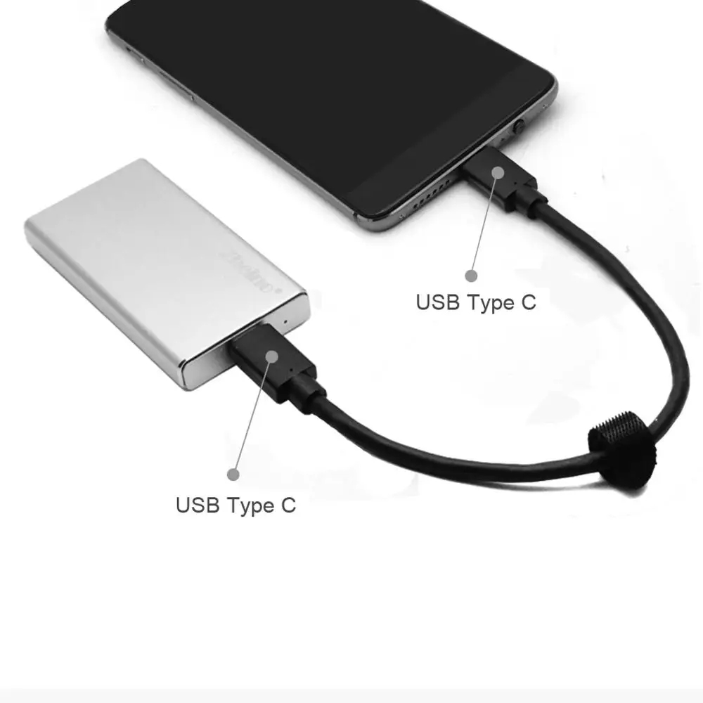 Zheino type-C для MSATA USB 3,1 чехол для жесткого диска внешний корпус SSD, HDD Чехол - Цвет: 31-MA-CC-S