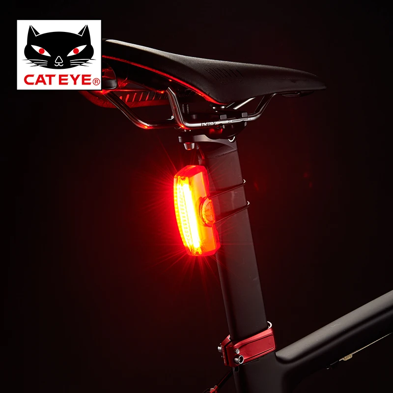 Sale CATEYE Bicycle Taillight Usb-rechargeable LED Bike Tail Tube Rear Light MTB Mountain Road Bike Warning Lamp Cycling Accessories 1