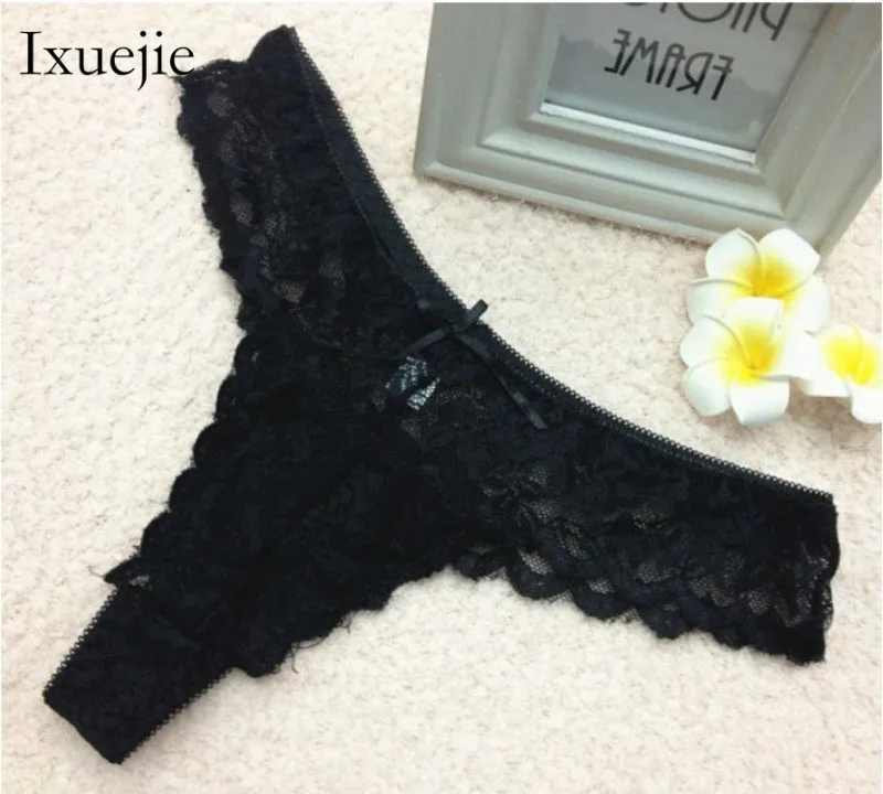 6pcs/lot Women Lace G String T Back Panties Ladies Underwear Thongs M L XL Sexy Panties Tanga