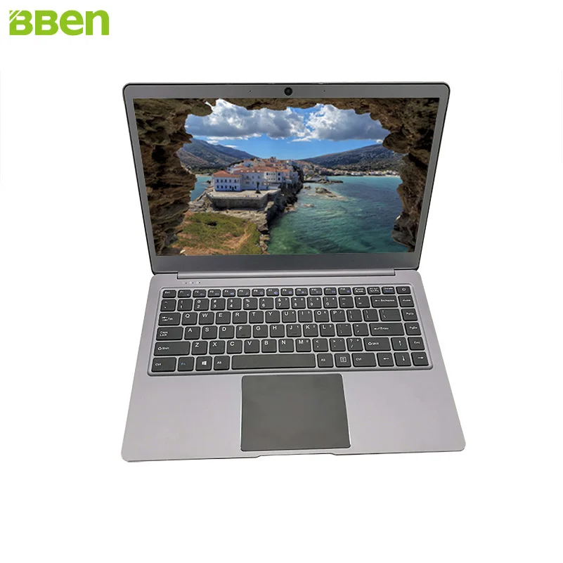Bben14.1inch Ultrabook Intel Apollo Lake N3450 4GB/64GB laptop with M.2 SSD Slot ,Metal FHD Pre install windows10