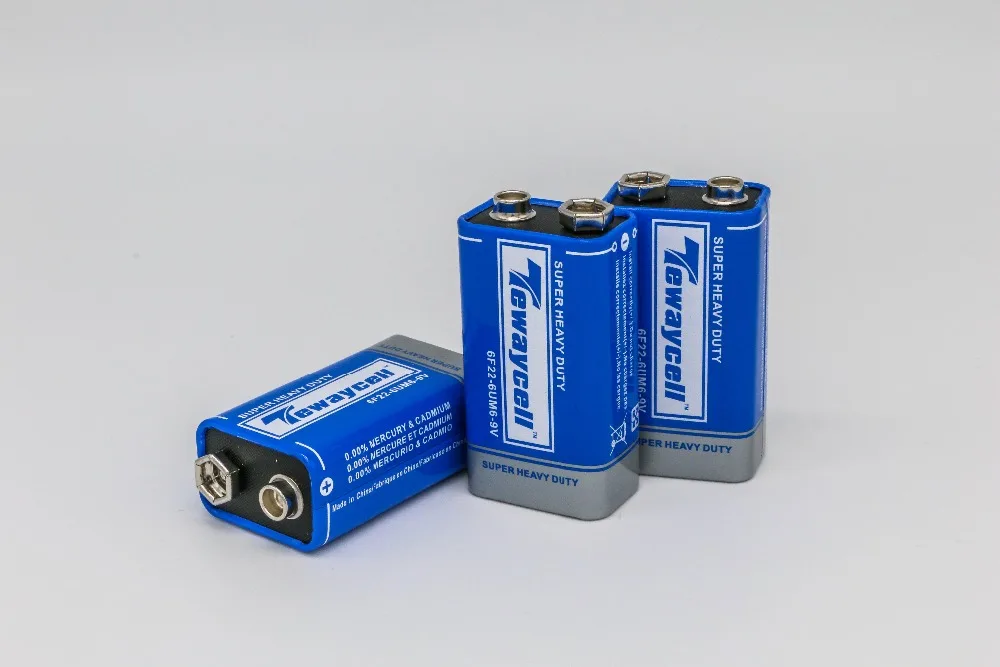 Tewaycell 9v Carbon 9volt 6f22 Multimeter Wire Meter Microphone