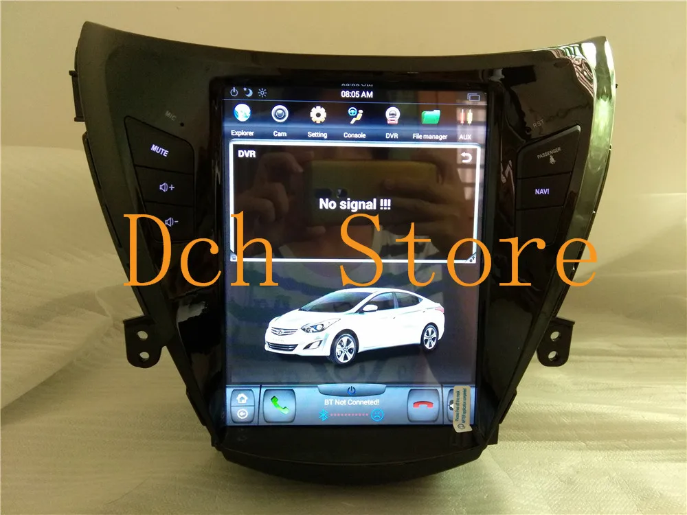 10,4 ''Тесла стиль Android 8,1 автомобильный DVD gps плеер для hyundai elantra Avante 2011 2012 2013 PX6 CARPLAY Радио Навигация