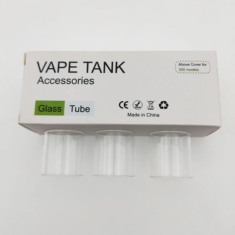 3 шт. сменная стеклянная трубка для Eleaf LEMO/Lemo 2/MELO (4 мл)/MELO 300 5 мл/I JUST S/MELO мл) /MELO NANO