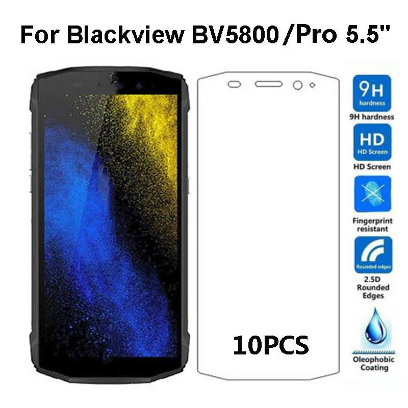 Закаленное стекло для Blackview BV 5800 Защитная пленка для экрана Blackview BV5800 Pro Защитная пленка для мобильного телефона