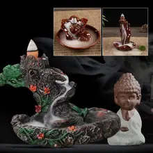 Струящаяся керамическая глазурь конус Moutain разработан курильница ладан горелки подсвечник, декоративные изделия инструменты ладан горелка