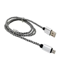 2A Braided Micro USB Cable, Sync/Charger Fast Charging Cable for Oppo Vivo Huawei Xiaomi Samsung HTC LG Android Smartphones