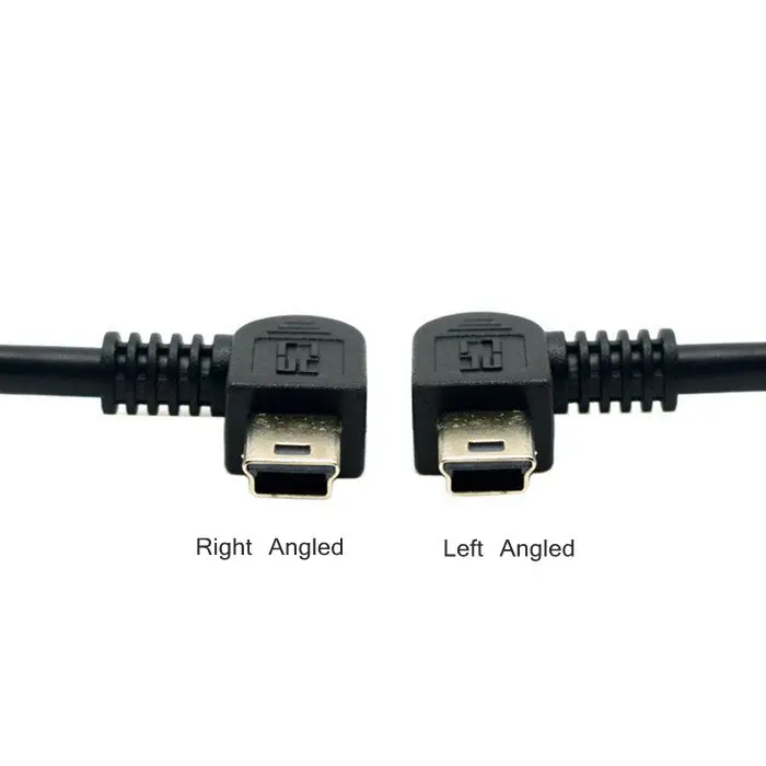 Cables USB 2.0 A Female OTG to Left Angled 90 Degree Mini B Male Cable 10cm Cable Length: 10CM, Color: Left Angled Cables USB 2.0 A Female OTG to Left Angled 90 Degree Mini B Male Cable 10cm Cable Length: 10CM, Color: Left Angled