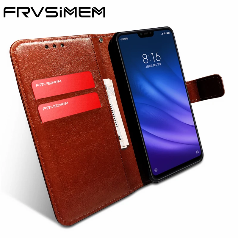 Чехол бумажник с откидной крышкой и подставкой для XiaoMi Mi8 SE Lite Mi 8SE 8 Mi8SE M8 Кожа +