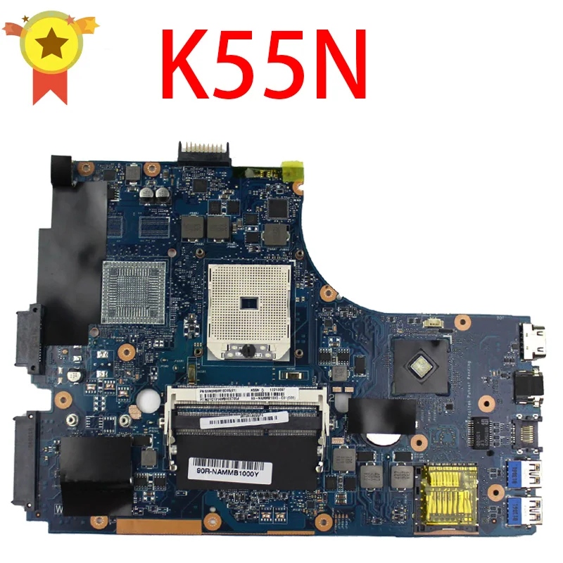 K55N Motherboard for ASUS K55DE REV2.0 Integrated 69N0M9M10D05 Fully Tested Good Condition Main Board asus g31 motherboard g31tlm g31tlm2 fully integrated g31tm v1 0 lot