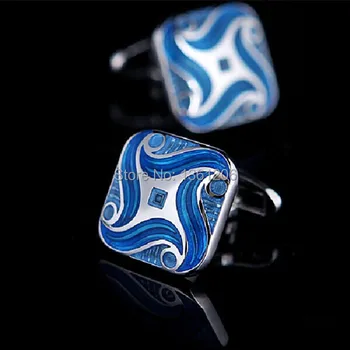 

4 item links ------------------ Cuff Links 1Pair Wholesale and retail Foshion Look Top-grade Silver Plated