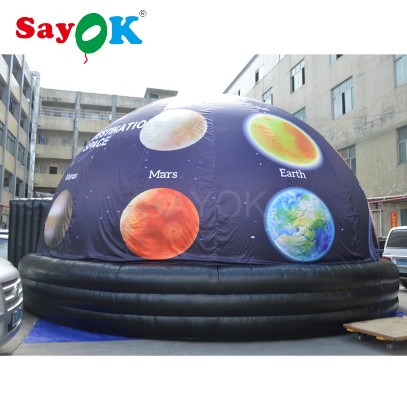 Надувная купольная палатка Sayok 8 м (26 2 фута) надувная проекция планетария