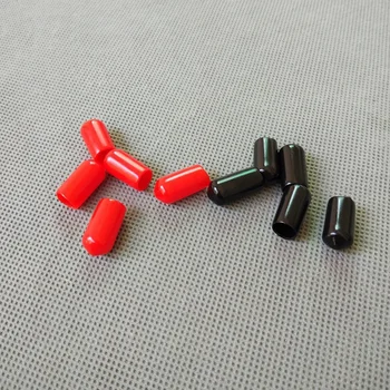 

100pcs/lot 7mm End cap PVC Plastic Cable wire thread waterproof cover vinyl End cap PVC rubber steel pole tube pipe protecting