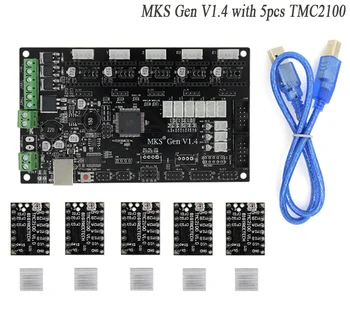 

MKS Gen V1.4 control board Mega 2560 R3 motherboard RepRap Ramps1.4 compatible with 5PCS TMC2100