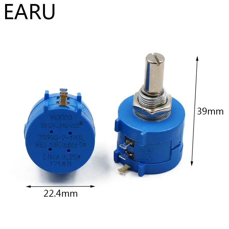 3590S-2-103L 3590S 10 K-омовая точность многооборотный потенциометр 10 колец регулируемый резистор