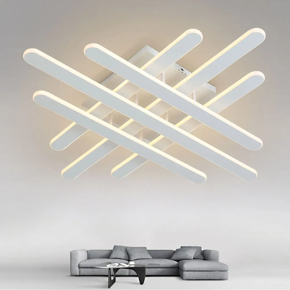

Modern Dimmable LED Ceiling Lights Lamp With Remote Control Ceiling Lighting Indoor Fixtures for Bedroom Living Room Kitchen