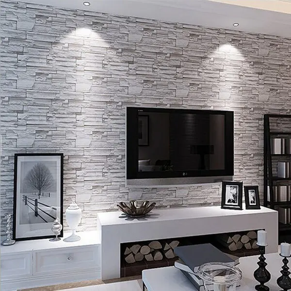 modern 3d brick wallpaper roll stereo mural wallpapers home
