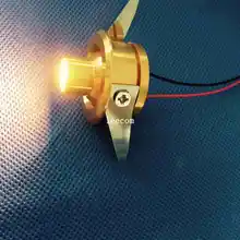 10 светодио дный шт./лот мини светодиодный прожектор Кабинет лампа dc12v 3 Вт высокое светодио дный мощность белый теплый освещение в помещении