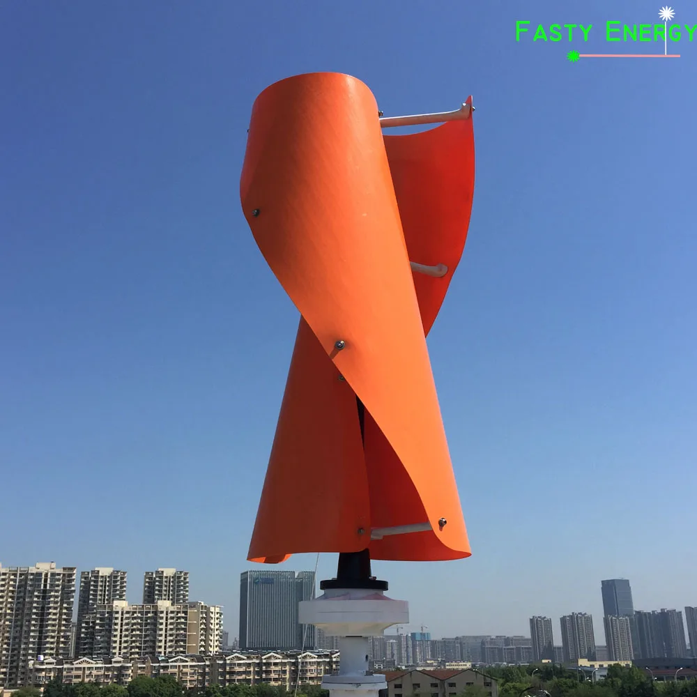 

300w 400w 500w 600w 12v24v vertical wind turbine generator with meglev generator and 12v 24v Auto MPPT controller home