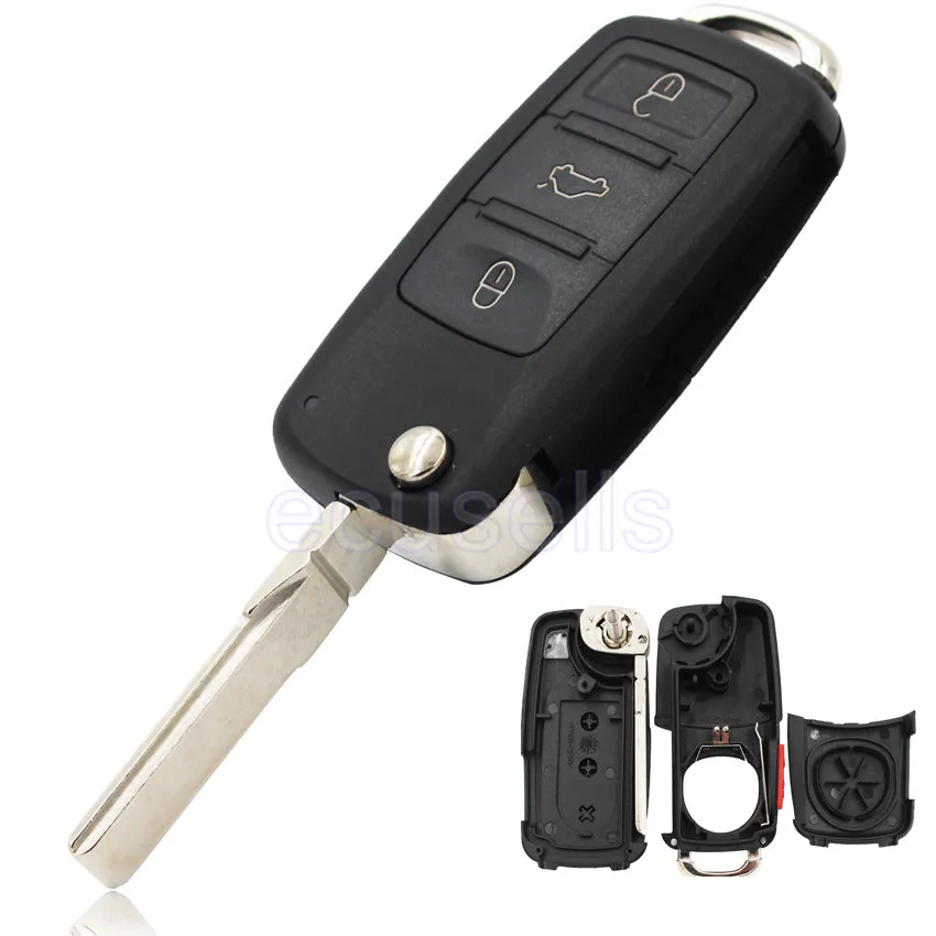Prix pour Remplacement Flip Pliant À Distance Shell Key Case fob Pour Volkswagen pour VW Touareg 3 + 1 Boutons Prix pour Remplacement Flip Pliant À Distance Shell Key Case fob Pour Volkswagen pour VW Touareg 3 + 1 Boutons