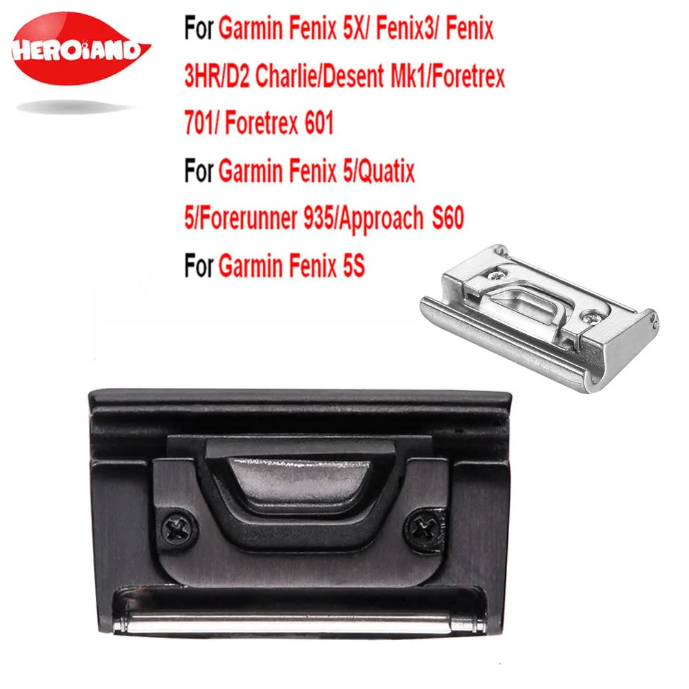 

26 мм 22 мм 20 мм металлический ремешок для часов быстроразъемный разъем адаптера для Garmin Fenix 5X/Fenix 3/Fenix 3 HR/Fenix 5/5S/Quatix 5