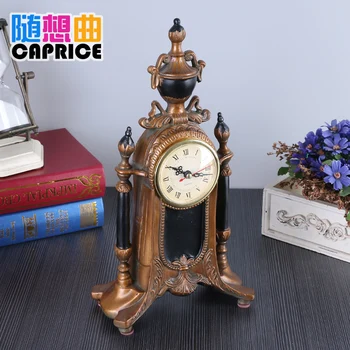 

European style antique clock ornaments Tingzhong palace wedding room equipment of soft decoration decoration Home Furnishing wed