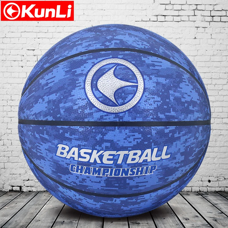 Баскетбольный мяч KLBA201 синий баскетбольный KUNLI Размер 7 размер 6 5|official basketballs|basketball
