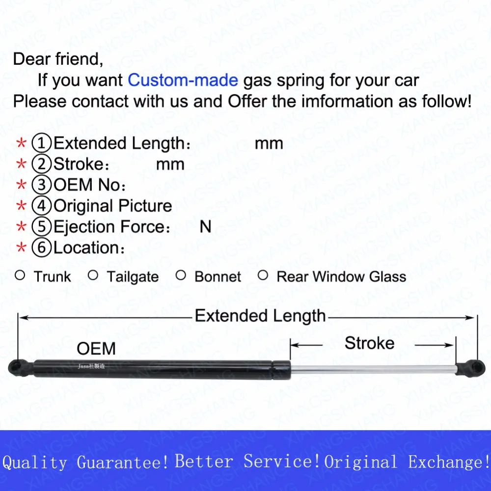  for HYUNDAI SONATA V (NF) Saloon 2005-2009 Charged Auto Rear Tailgate Boot Gas Spring Struts Prop L
