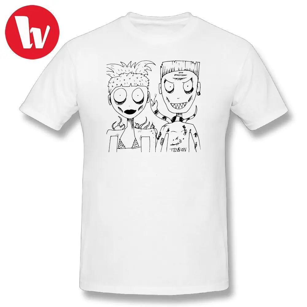 

Die Antwoord T Shirt - YOLANDI & NINJA T-Shirt Men Print Summer Men's Beach Tee Shirt Men Short Seeve Male T-Shirts Plus Size