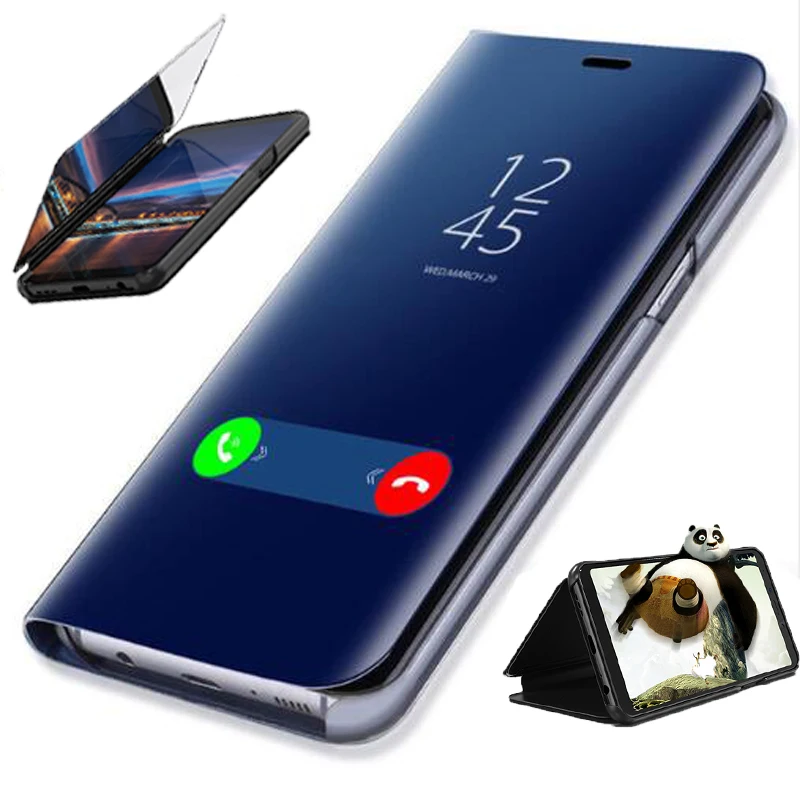 Смарт зеркало флип чехол для samsung Galaxy c10 J3 J5 J7 2017 Max J5Prime J2Prime Примечание 3 Note4 Note8 Note9