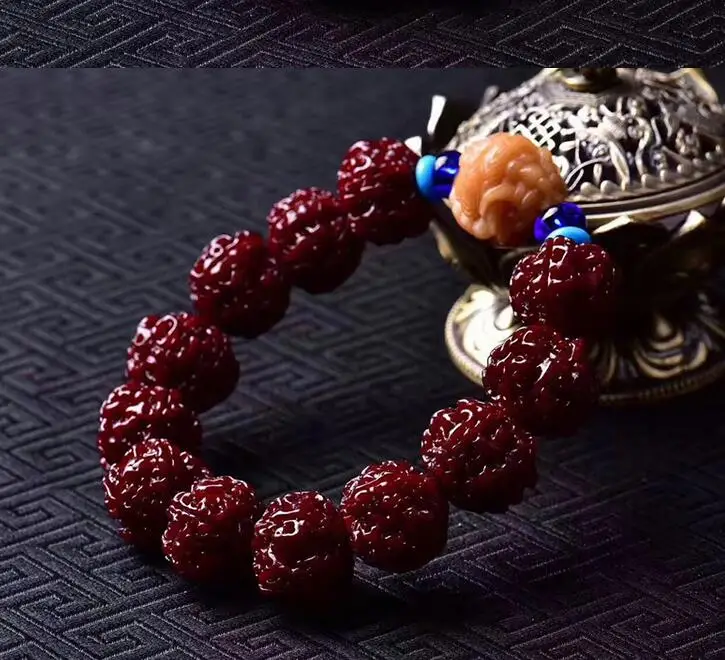 Браслет из натуральных шесть лепестков, ручная бусина Bodhi 19-20 мм