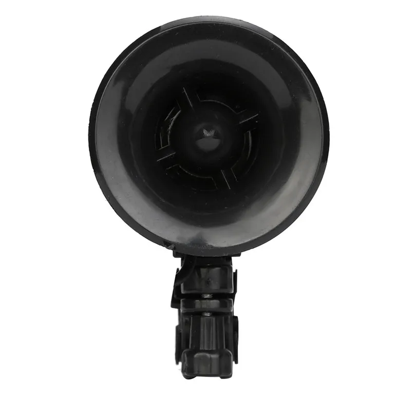 Beautiful Bicycle Bell Ultra loud Speaker Black Electronic Bicycle 6 Sounds Alarm Bell Bike Siren Horn Bicycle Accessories #5S30 (5)