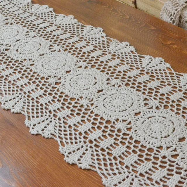 レース編み テーブルセンター テーブルランナー テーブルクロス 三越