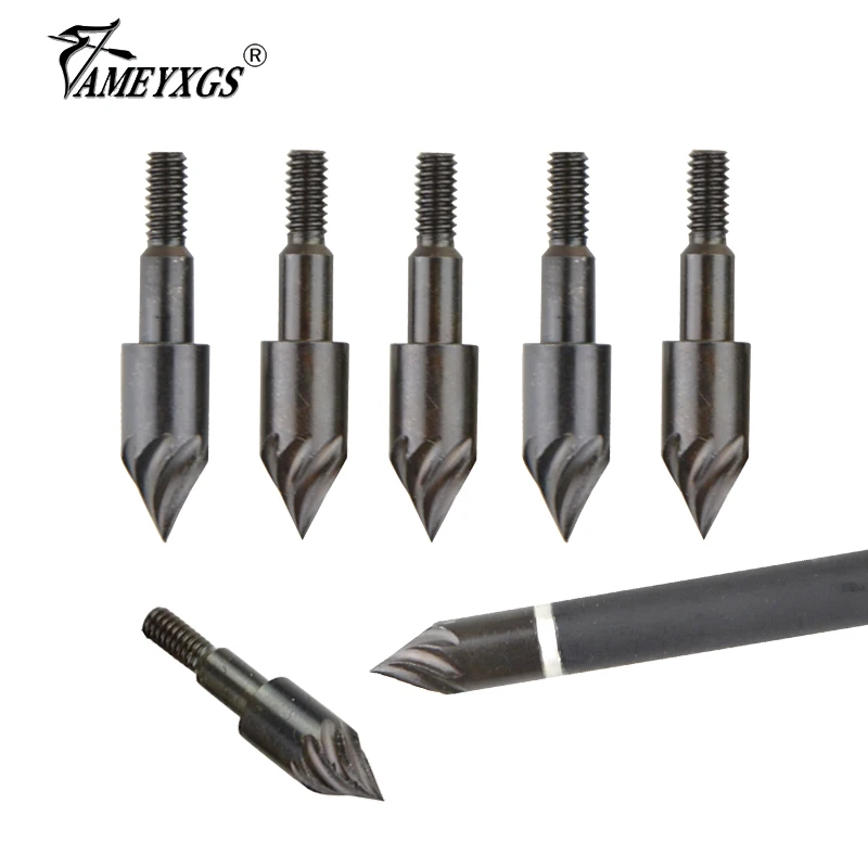

24/30pcs Archery Arrowhead 100grain Target Arrow Point Tips For Compound/Recurve Bow Hunting Shooting Practice Accessories