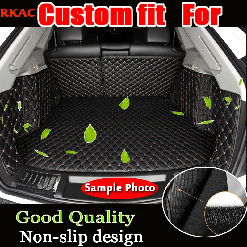 custom fit pu leather car full trunk mats cargo mat for volkswagen tiguan 2012 2013 2014 2015
