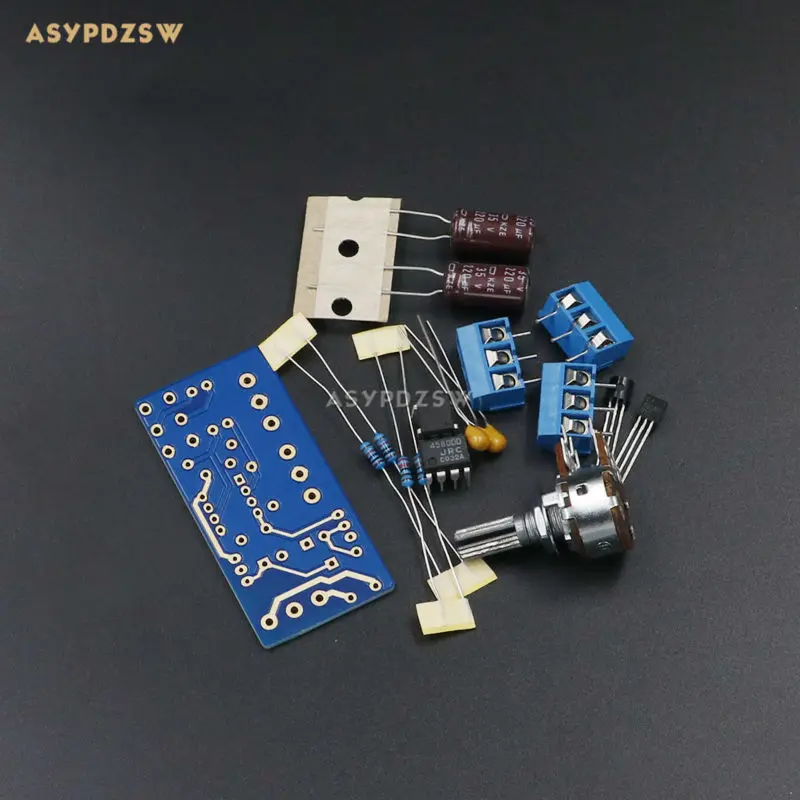 P7 мини предусилитель DIY Kit СИЦ 4580D op-amp низкий уровень шума 4 раза усиления получить переменного тока 12V-0V-12V