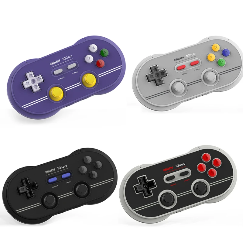 8bitdo N30 Pro 2 Bluetooth Gamepad Wireless Controller With Joystick For Switch Computer Mobile Phone New Version Gamepads Aliexpress