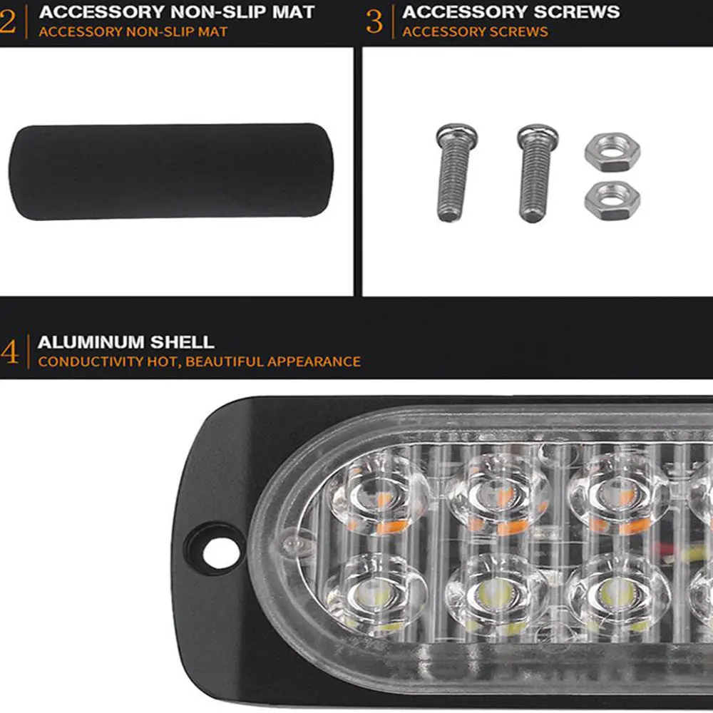 Vehemo 12LED 12V Светодиодный индикатор светильник габаритный ширина лампы яркий